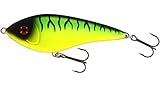 Westin Swim 12cm 53g suspending - Jerkbait zum Spinnfischen auf Hecht & Zander, Hechtjerkbait, Hechtköder zum Jerkbaitangeln, Farbe:Firetiger
