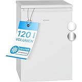 Bomann® Kühlschrank mit Gefrierfach | Kühlschrank klein mit 120L Nutzinhalt | Kühlen 107L & Gefrieren 13L | Fridge mit 3 Türablagen & 2 Glasablagen | wechselbarer Türanschlag | KS 2184.1 weiß