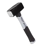 RUTHE Fäustel Fiberglas 800g | Ergonomischer 3-Komponenten-Griff | DIN 6475 VPA/GS Geprüft | Ideal für Schlosser & Klempner | Präzisionsarbeit & Baugewerbe