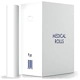 Paperblu Ärztekrepp 2-lagig, 9 Ärzterollen weiß, Liegenabdeckung mit sauberer Abrisskante, 50 cm x 50 m