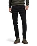 G-STAR RAW Herren 3301 Slim Jeans, Schwarz (pitch black 51001-B964-A810), 32W / 32L