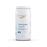 vitaworld Zink Selen15 mg reines Zink und 100 µg Selen pro Kapsel, Vegan, 100 Kapseln