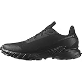 Salomon Alphacross 5 Gore-Tex Herren Wasserdichte Trailrunningschuhe, Starker Grip, Wasser- und Wetterschutz, Anhaltender Komfort, Black, 42 2/3