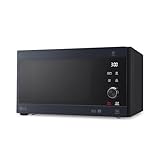 LG MH6565CPW Mikrowelle mit Grill und Digitalanzeige, 25 Liter und 1000 W, LG Mikrowelle mit Smart-Inverter-Funktion und EasyClean, hält Geschmack und Nährstoffe, Schwarz