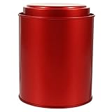 MAGICLULU Haushalts Tee Behälter aus Luftdichte Teedose mit Praktischem Deckel für Aufbewahrung von Tee Kaffee und Trockenfrüchten Dekorative Vorratsdose für Desktop Kompakt und Vielseitig