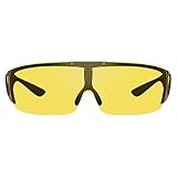 CARFIA Nachtfahrbrille Herren Damen Überzieh Sonnenbrille, Polarised Cycling Glasses, UV400 Protection Fahrradbrille für Outdoor Activities CF8118