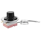 Housoutil 1Satz Kompakter Heizkörperthermostat mit Einstellbarem Temperaturregler für Elektrische Heizungen für Platzsparende Lösungen Kleinen Wohnungen und Effizientes