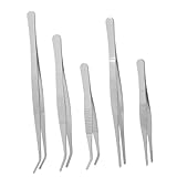 SAFIGLE 5Stücke Teiliges Sukkulenten Pinzetten für Präzises Arbeiten im Garten für Pflanzenpflege Bastelprojekte und Mooslandschaften Langlebig