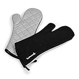 Barbecook 223.0702.000 Paar Lange Grill-Handschuhe, Schwarz, 40 x 3 x 20 cm