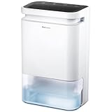 Pro Breeze 10L Luftentfeuchter mit Trockenmittel für kalte Umgebungen – Bautrockner mit Zeitschaltuhr, LED Display, Ablaufschlauch, antibakterieller Filter, optimal gegen Schimmel im Keller