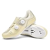 Rennradschuhe Herren/Damen Atmungsaktive Fahrradtrainer Unisex Bequeme, Rutschfeste Rennrad-Sneaker Mit Schnelldrehendem Schnürsystem Spin-Bike-Schuhe Für Drinnen Und Draußen-Yellow||numeric_43