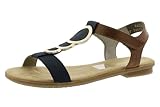Rieker Damen 64278 Sandalen, Pazifik Amaretto 16, 40 EU