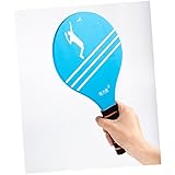POPETPOP 1 Satz Kinderschläger Tennisschläger Strandball-paddel Badmintonschläger Strandballschläger Hölzern Blue