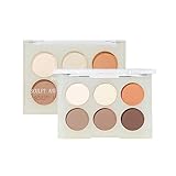 GaTIK Lidschatten-Make-up, seitliches Gesicht, drei S-Volumenplatten, Gesicht, durchscheinender Glitzer, hohes Lichtvolumen, Farben in einem, zweiseitiges Make-up Creme Lidschatten (White, One Size)