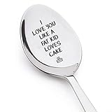 QuivyLivy Personalisierbarer langer Löffel für Schokoladencreme, Edelstahl-Löffel mit Namensgravur, langer Dessertlöffel für Sie, Valentinstag