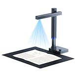 CZUR Shine Ultra A3 Scanner, tragbarer Dokumentenscanner, Faltbare Buchscanner, Dokumentenkamera Visualizer mit OCR 180+ Sprache, Stufenlos LED, Schnell-Scanner für Windows & macOS (13 MP)