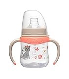 nip Trinklernflasche PP mit Soft-Trinkschnabel Silikon, 6 Monate+, 150 ml, Girl, Rot