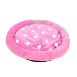 ifundom Bequemes Hundebett Fruchtform Flauschiges Nest für Kleine und Mittelgroße und Sicheres Haustierbett Schlafen