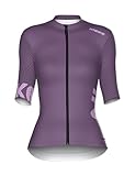 INBIKE Radtrikot Damen Kurzarm Fahrradtrikot Sommer Atmungsaktiv Trikot Fahrrad Rennrad Shirt Fahrradbekleidung Lila M