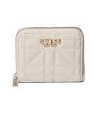 GUESS Damen Assia Around Small Zip Wallet Bifold, Stein, Einheitsgröße