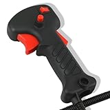 Qiuwanzia 19-mm-Griffschalter für Trimmer, Trimmer und Freischneider mit Kabellänge und Gaszugkabel für Dolmar MS27U, Demon RQ580, 43-CCM- und 52-CCM-Rasenmäher usw.