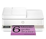 HP ENVY 6520e, Multifunktionsdrucker, 6 Monate gratis drucken mit HP Instant Ink inklusive, Drucken, Kopieren, Scannen, Mobiler Faxversand, Wi-Fi, Automatischer Vorlageneinzug, Touchscreen