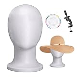 Mannequin-Kopf, Schaumstoff, Haar-Accessoire, Display, Kopfmodell, Beauty-Produkt, Testrequisiten für Brillen, Hüte, Haarschmuck, Kosmetologie, Lehrer, Schulauszubildende