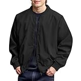 Sweatjacke Herren Ohne Kapuze Beige Windbreaker Herren Wasserdicht Atmungsaktiv Bomberjacke Stehkragen Arbeitsjacke Business Fahrradjacke Leichte Wanderjacke Dünne Trainingsjacke Große Größen