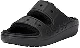 Crocs Unisex Baya Cozzzy Sandale, Schwarz, 43 EU