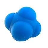 Alipis Sechseckiger Silikonkugel Reaktionsball Agility Trainingsball für Hand Augen Koordination Langlebiger Hüpfball für Männer und Frauen