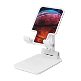 KKLWEGU Basketball-Sport-Handy-Ständer, faltbar, für den Schreibtisch, tragbar, verstellbarer Winkel, Höhe, Desktop-Handyhalterung, kompatibel mit allen Handys