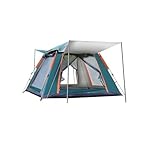 Zelt Mit Regenschutz, Automatisches Campingzelt, Sonnenschutz, Sofort Aufklappbares Zelt, Geeignet for Haushalte Mit 3-4 Personen