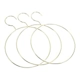 HOOTNEE 3 Teiliger Runder Kleiderständer Aus Schmiedeeisen Kleiderbügel Aus Metall Kleiderbügelständer Wäscheraum Kleiderbügel Mehrzweck Gürtelaufbewahrungsständer Metall