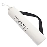 YOGATI® Yogatasche aus Baumwolle mit verstellbarem Gurt. Yoga Tasche für Matte und zubehör. Tasche Yogamatte für Männer und Damen. Tasche für Yogamatten.