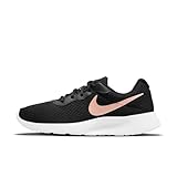 Nike Damen Tanjun Walking-Schuh, Black Red Bronze Barely Volt White, 36.5 EU