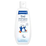 PAEDIPROTECT 2in1 Shampoo & Waschlotion für Babys & Kinder 200 ml, sanfte Reinigung & Haar ohne Parfüm & Mikroplastik, Duschgel spendet Feuchtigkeit für trockene, sensible Haut auch Erwachsene