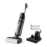 BJdfgE Nass-Trockensauger, kabelloser Staubsauger-Wischer All-in-One, Leichter Bodenreiniger, Selbstreinigung und Heißlufttrocknung, Grau(Grey)