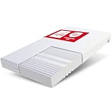 FDM Matratze 200x200 cm Comfort Duo MAX Kaltschaummatratze 7 Komfortzonen Härtegrad H3 und H4 HR-Schaum 14 cm Hoch Doppelseitige Rollmatratze mit Hypoallergenem Waschbarem Premium-Bezug Oeko-Tex