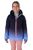 killtec Mädchen Skijacke/Ski-Steppjacke mit Kapuze und Schneefang KSW 330 GRLS SKI QLTD JCKT, lavendel, 152, 42469-000