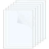 Dabinzhijia 6 Stück 20x30cm Acrylglasplatte Transparent, UV-beständig & Witterungsfest, Glasersatz für Fenster, Rahmen & DIY-Zuschnitt (transparente)