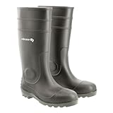 Högert Technik - RITTER Schutzstiefel Gummistiefl | Wasserdichter Sicherheitsstiefel und Arbeitsstiefel | Sicherheitsgummistiefel | EN ISO 20345 | S5 SRA schwarz 46
