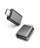 Syntech USB-C auf USB Adapter (2 Stück) Type-C auf USB 3.0 Female Handy-OTG-Adapter, Thunderbolt 4/3 auf USB3.0 Kompatibel mit iPhone 16 Pro Max MacBook Pro Air iPad Mac mini iMac Surface und mehr