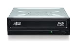 Hitachi-LG BH16 Internal Blu-Ray Drive, BD BD-R BDXL DVD-RW Player/Writer for Desktop PC, Windows 10 Compatible, 16x Write Speed, Bare Drive - Black