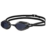 arena Air-Speed Anti-Fog Wettkampf Schwimmbrille Unisex für Erwachsene, Schwimmbrille mit breiten Gläsern, UV-Schutz, 3 austauschbare Nasenstege, Air-Seals Dichtungen