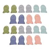 MUCKLILY 10 Paar Gaming Fingerschutz Satz Atmungsaktive Schweißabweisende Fingerlinge mit Hoher Touchscreen Empfindlichkeit für Mobiles Gaming Smartphone Tablet