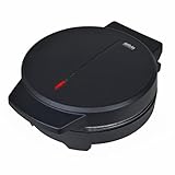 Silva-Schneider Waffelmaker WA 2001, 1000 Watt – Herzwaffeleisen für 5 Waffeln – Antihaftbeschichtung – Cool-Touch-Gehäuse – Thermostatregelung – Platzsparend verstaubar – Schwarz matt