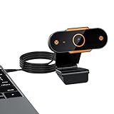 Generisch USB-Webcam | Mini-USB-Kamera für Streaming, Autofokus-Liveübertragungskamera, Weitwinkel-Laptop-Webcam für Laptop, PC und Desktop