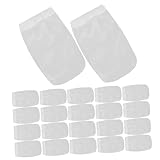 WEKADRIN 30 Stück Pool Skimmer Socken Elastisch Feinfilter Netz für Skimmerkorb Schwimmbecken Geeignet Wiederverwendbar Einfache Reinigung für Boden Aufstellpools