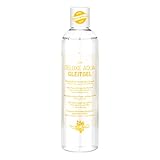 EIS Deluxe Aqua Gleitmittel | Gleitgel auf Wasserbasis mit Langzeitwirkung | Extra sensitives Intimgel für gefühlsechtes Empfinden | Vanille | 300 ml