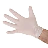 XARA - Handschuh aus Naturlatex, puderfrei, 10 g, Schutz und Hygiene für Ihre Hände, Spenderbox, 100 Stück, Naturfarbe, Größe XL, 200 Stück